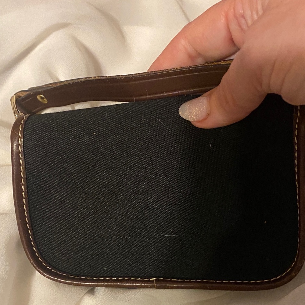 Dooney and Bourke Black and Brown Women's clutch - Picture 3 of 5